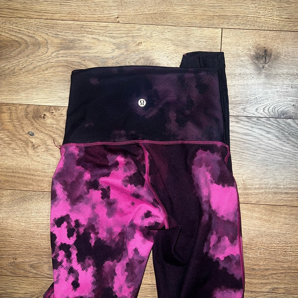 lululemon Black and Pink Leggings